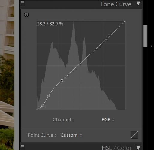 real estate photography lightroom color correction tutorial develop module tone curves