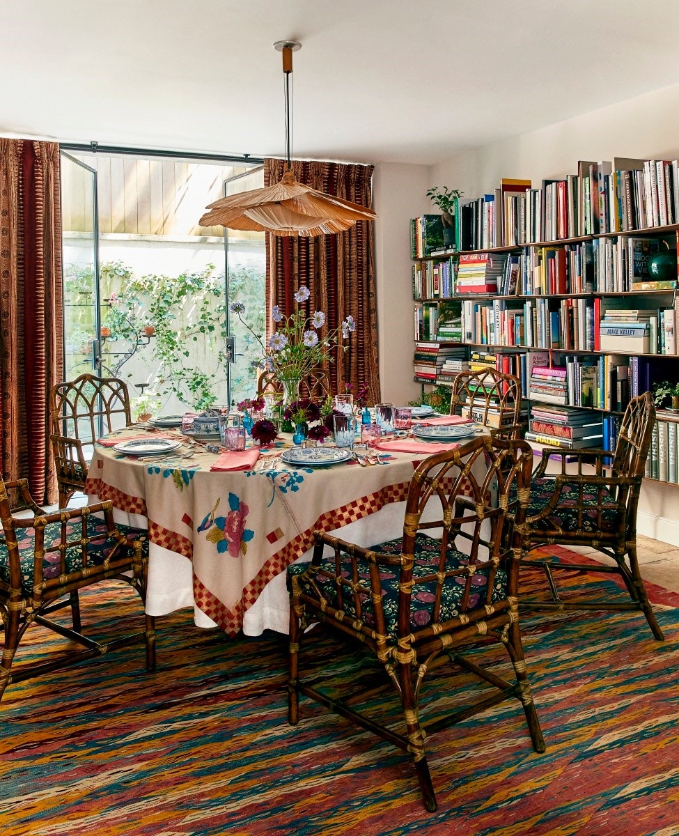 Mieke ten Have styled the colorful New York City dwelling of Grace Fuller Marroquin and Diego Marroquin.